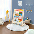 Wooden Bookshelf with Legs with Open Storage