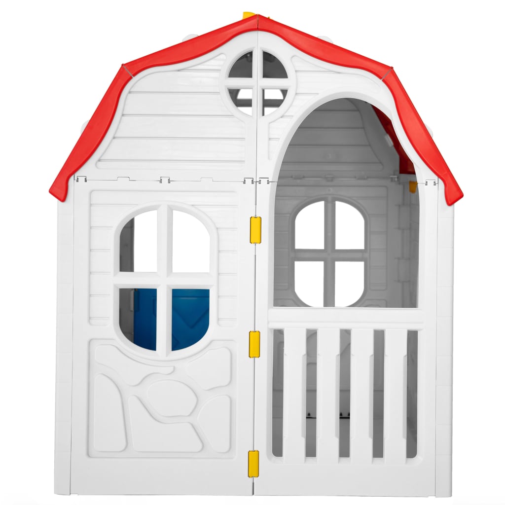 NNEVL Kids Foldable Playhouse with Working Door and Windows