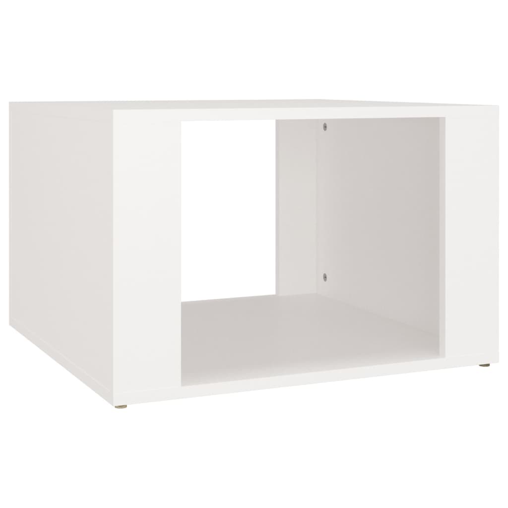 NNEVL Bedside Table White 57x55x36 cm Engineered Wood