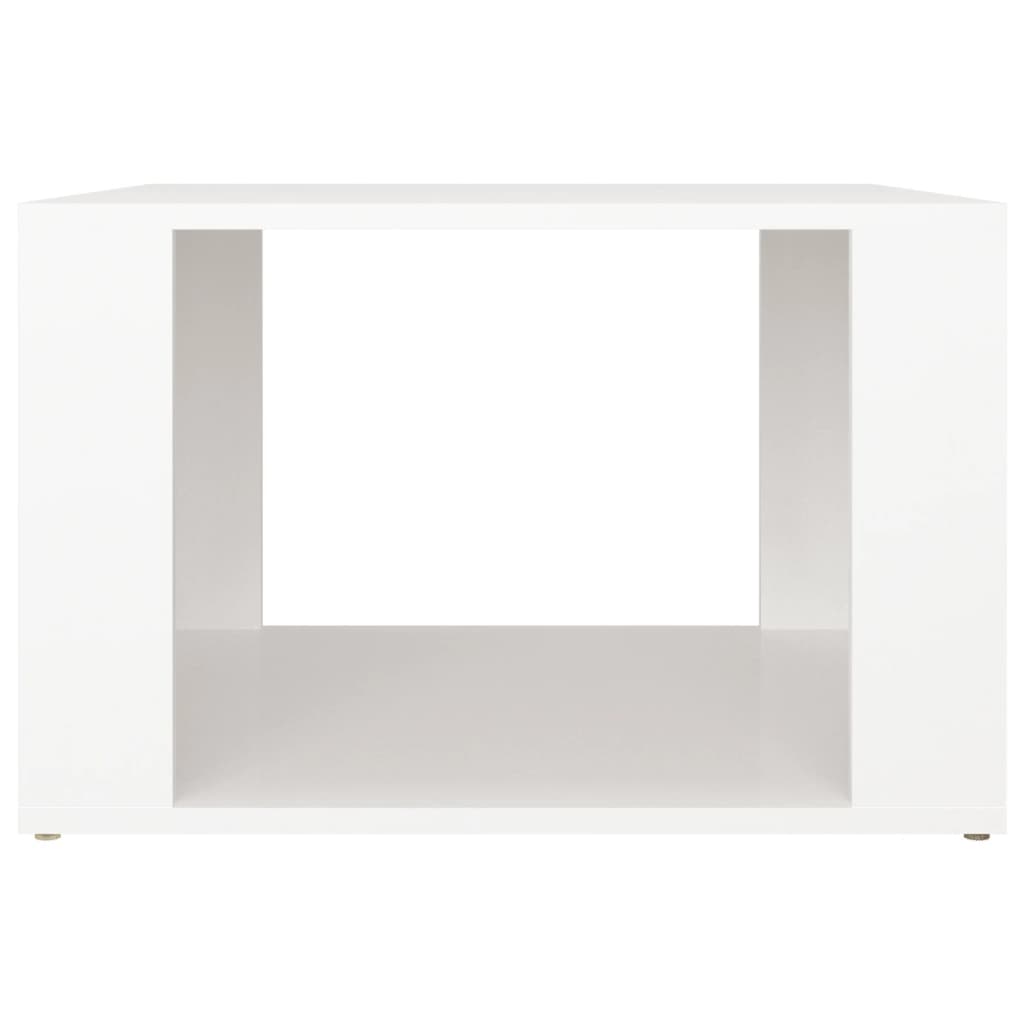 NNEVL Bedside Table White 57x55x36 cm Engineered Wood