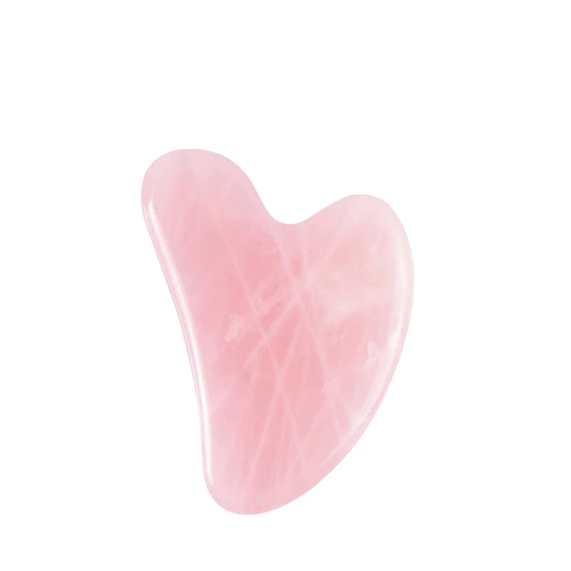 NNEOBA 2Pcs Natural Jade Gua Sha & Facial Roller Premium Aventurine Stone Violet