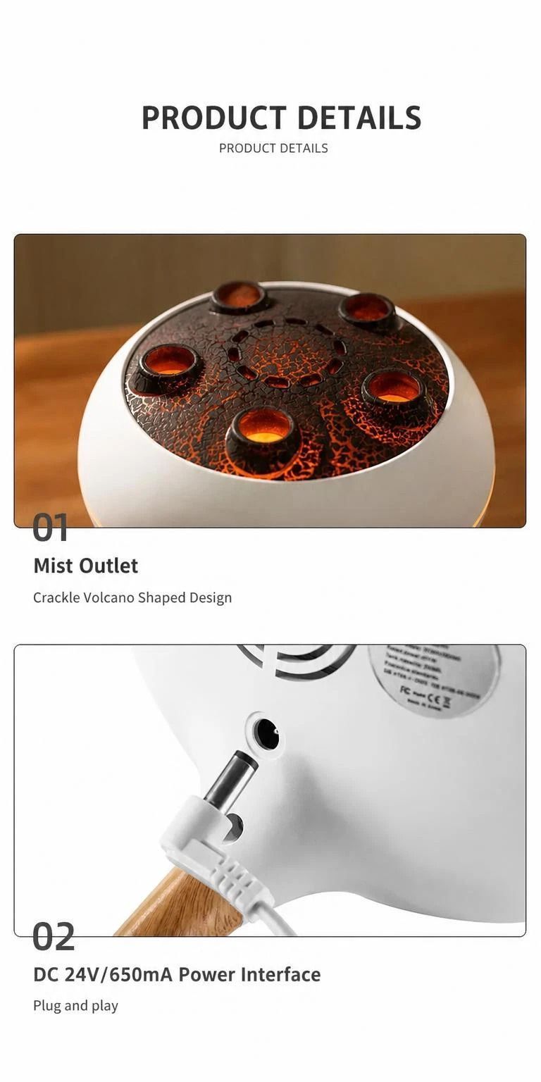 Floating Jellyfish Essential Oil Humidifier, Voice Control Color Light, Cozy Bedroom Sleep Aid