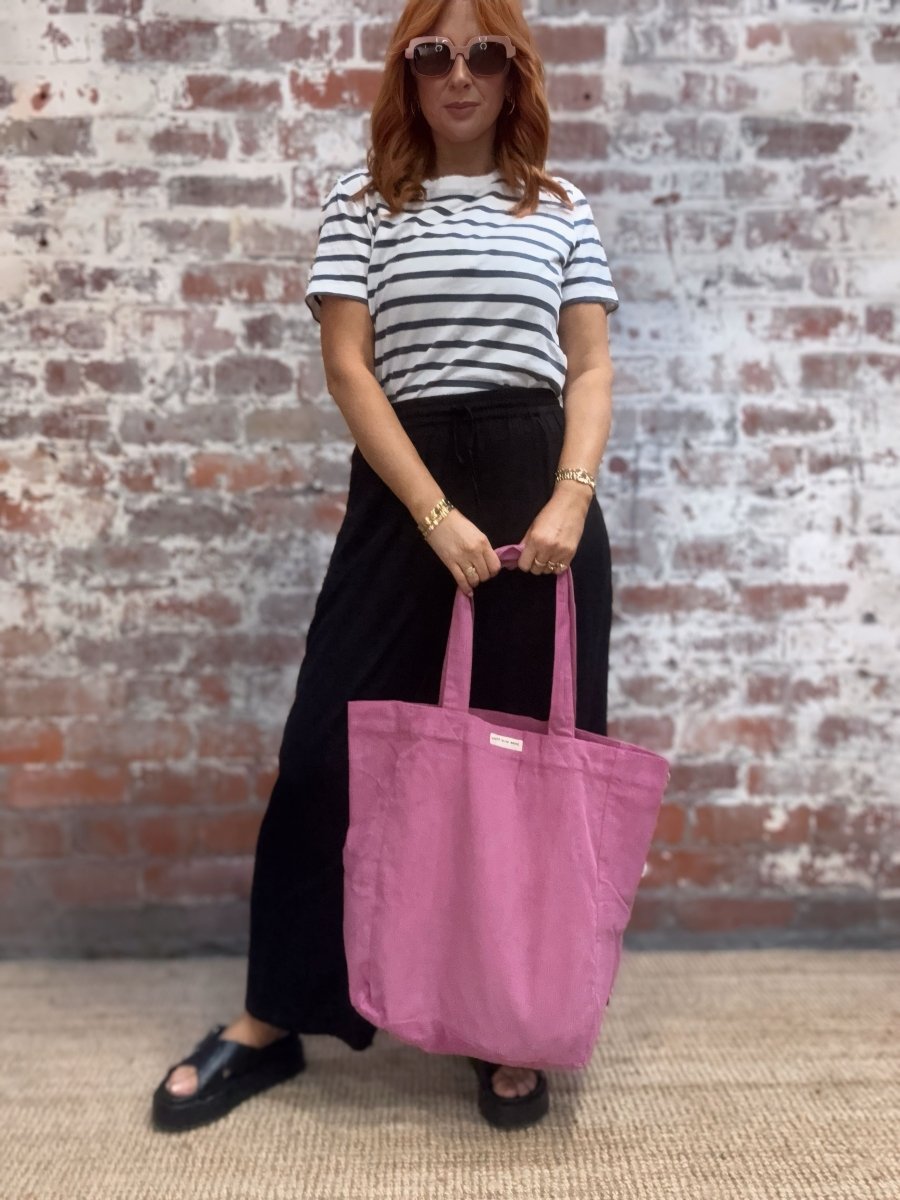 Cord Tote Bag in Fuchsia | An Everyday Essential