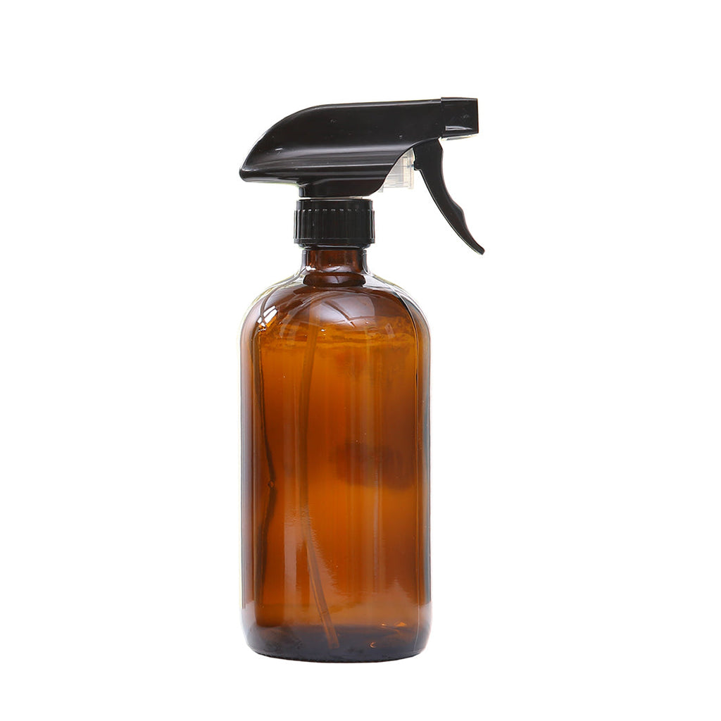 NNEIDS 4x 500ml Amber Glass Spray Bottles Trigger