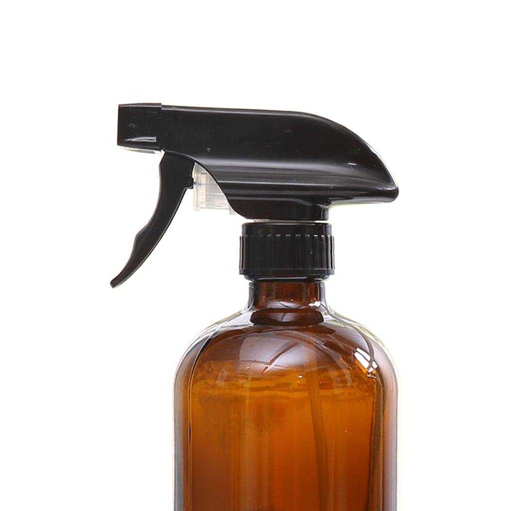 NNEIDS 4x 500ml Amber Glass Spray Bottles Trigger