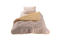 Reversible Merino Wool Toddler Blanket with Cotton