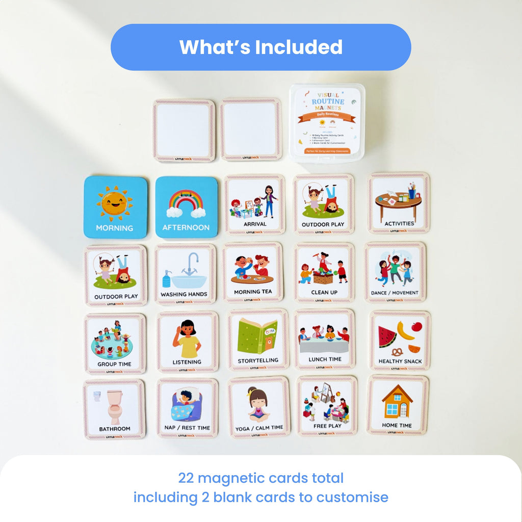 Visual Daily Routine Magnets for Kindy