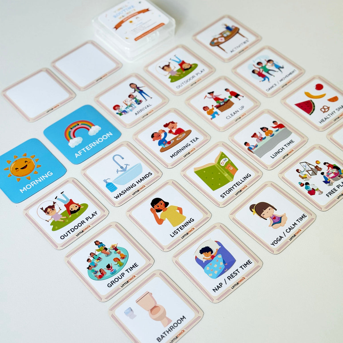 Visual Daily Routine Magnets for Kindy
