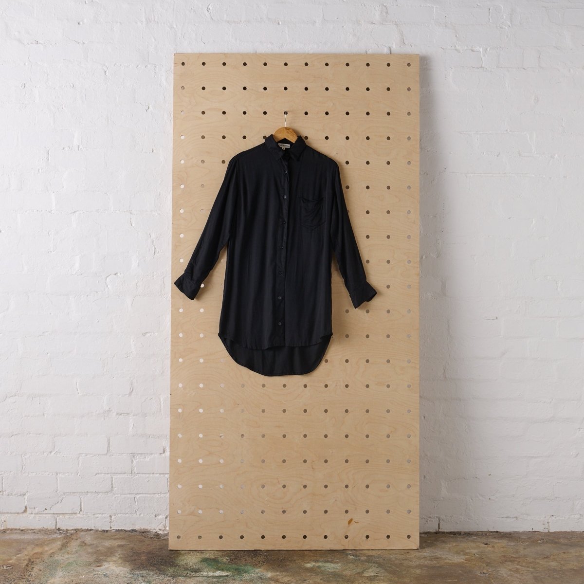 Bamboo Nightshirt in Black