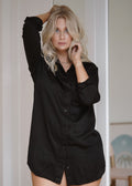 Bamboo Nightshirt in Black